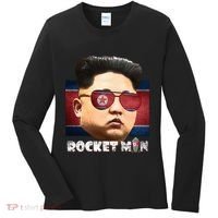 Cool Rocket Man Kim Jong Un Women's Long Sleeve Shirt thumb 0
