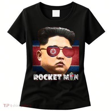 Cool Rocket Man Kim Jong Un Women's T-Shirt