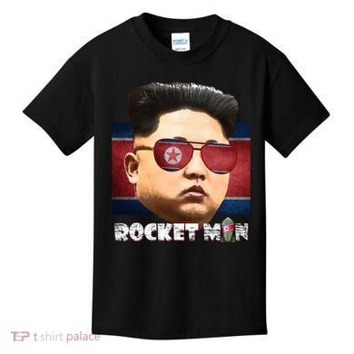 Cool Rocket Man Kim Jong Un Kids T-Shirt