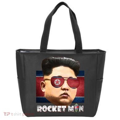 Cool Rocket Man Kim Jong Un Tote Bag