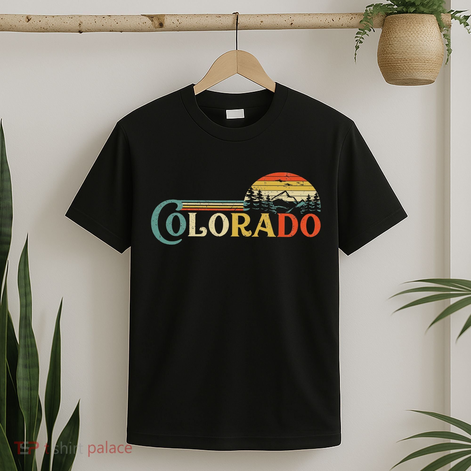 Colorado Rocky Mountain Sun Boulder Hiking Gifts T-Shirt