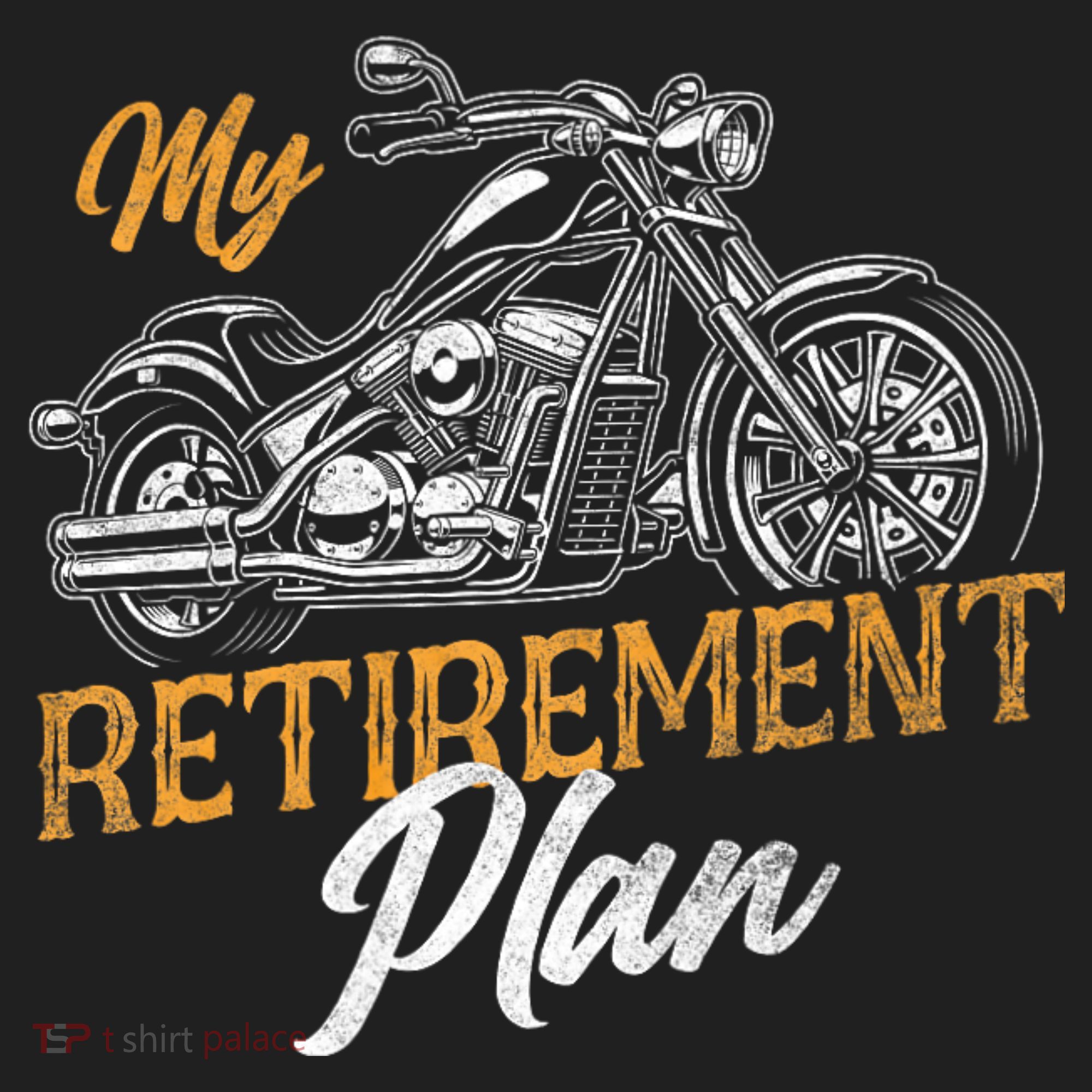 Classic Retired Motorcycle Biker My Retirement Plan Grandpa Beanie