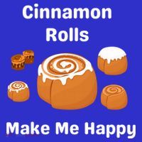 Cinnamon Rolls Make Me Happy Dessert Breakfast Brunch Gift Women's T-Shirt thumb 6