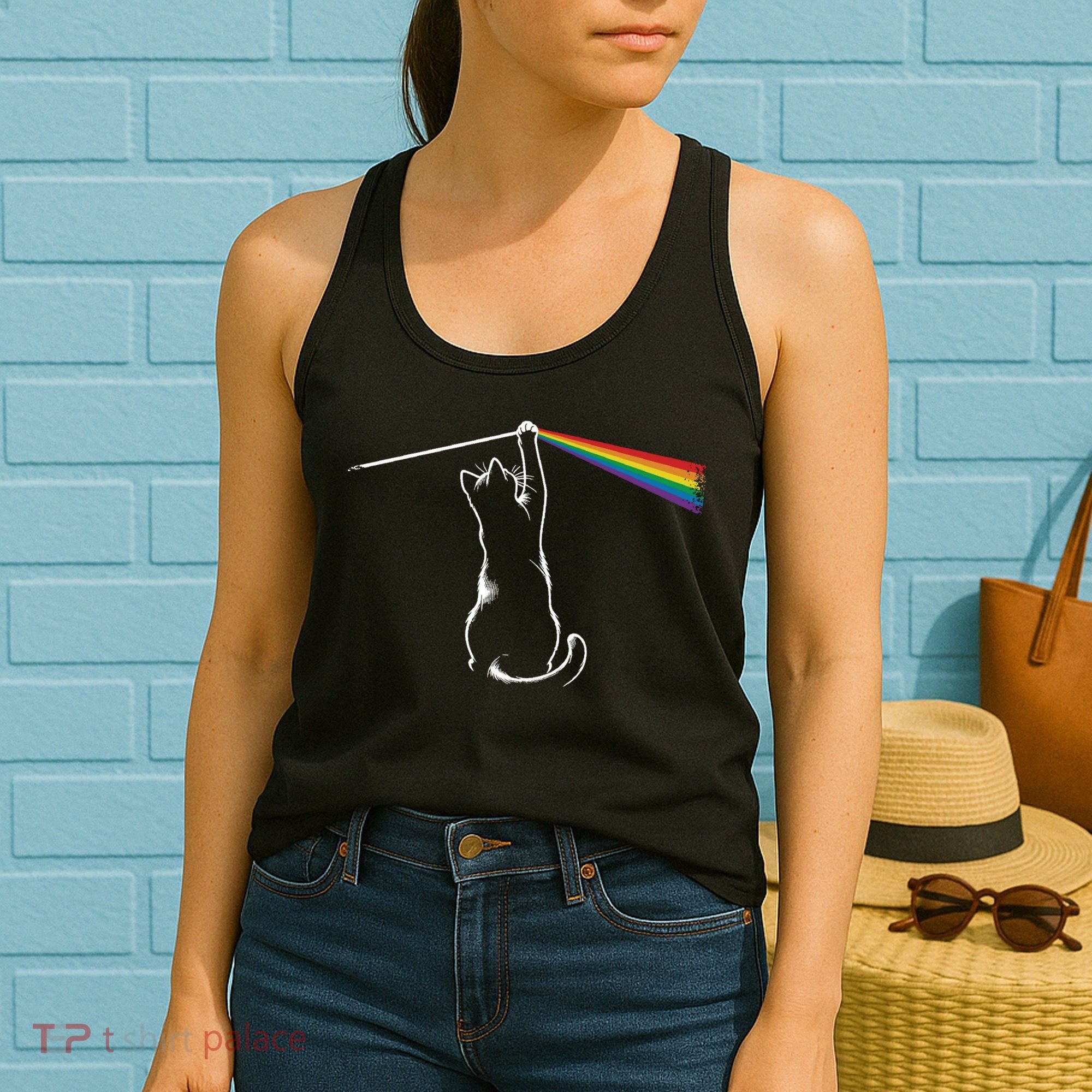 Cat Rock Music Band Concert Women's Tank Top