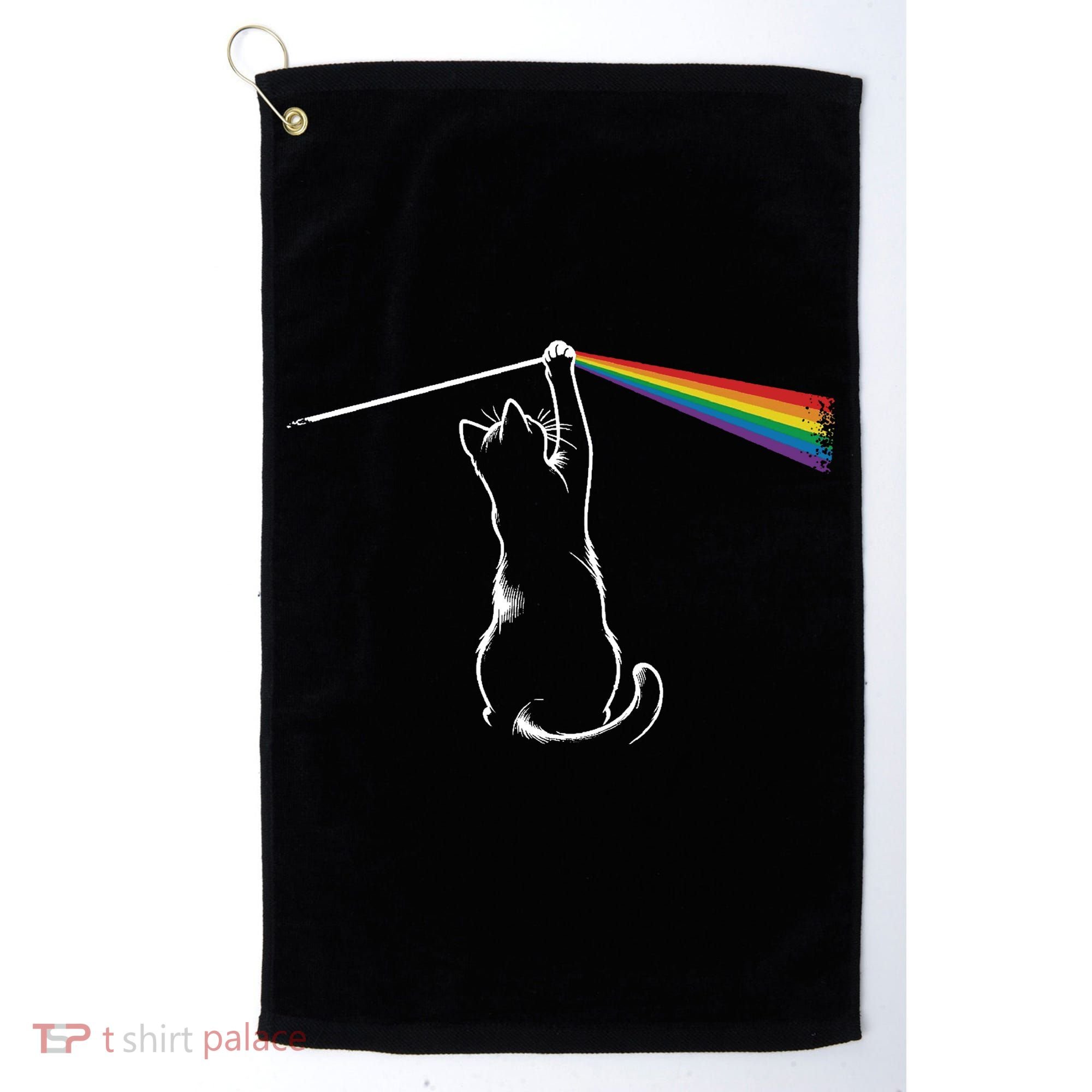 Cat Rock Music Band Concert Golf Towel