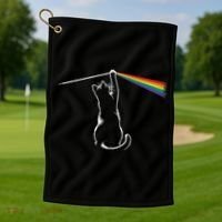 Cat Rock Music Band Concert Golf Towel thumb 1