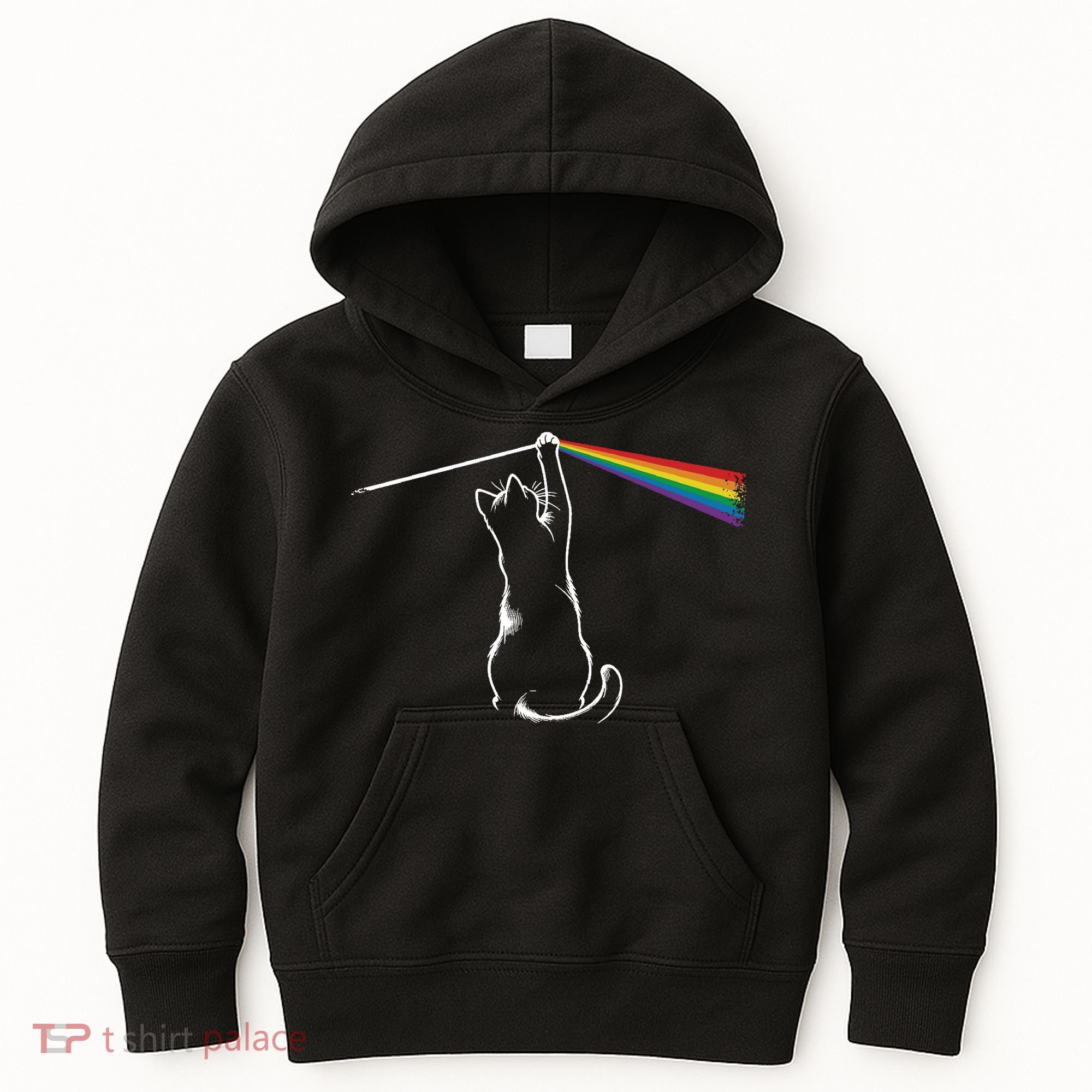 Cat Rock Music Band Concert Kids Hoodie