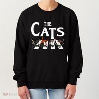 Cat Rock Music Funny Cat Lover Gifts Women's Sweatshirt thumb 0