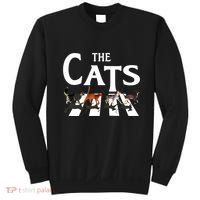 Cat Rock Music Funny Cat Lover Gifts Sweatshirt thumb 0