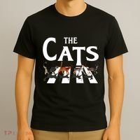 Cat Rock Music Funny Cat Lover Gifts T-Shirt thumb 3