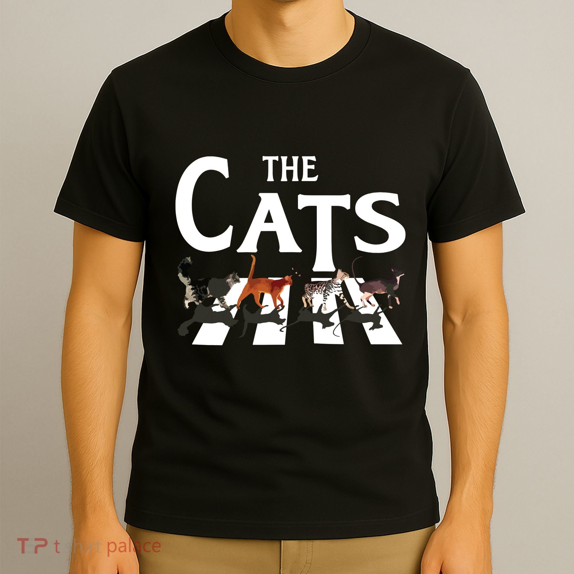 Cat Rock Music Funny Cat Lover Gifts T-Shirt