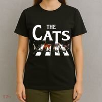 Cat Rock Music Funny Cat Lover Gifts T-Shirt thumb 4