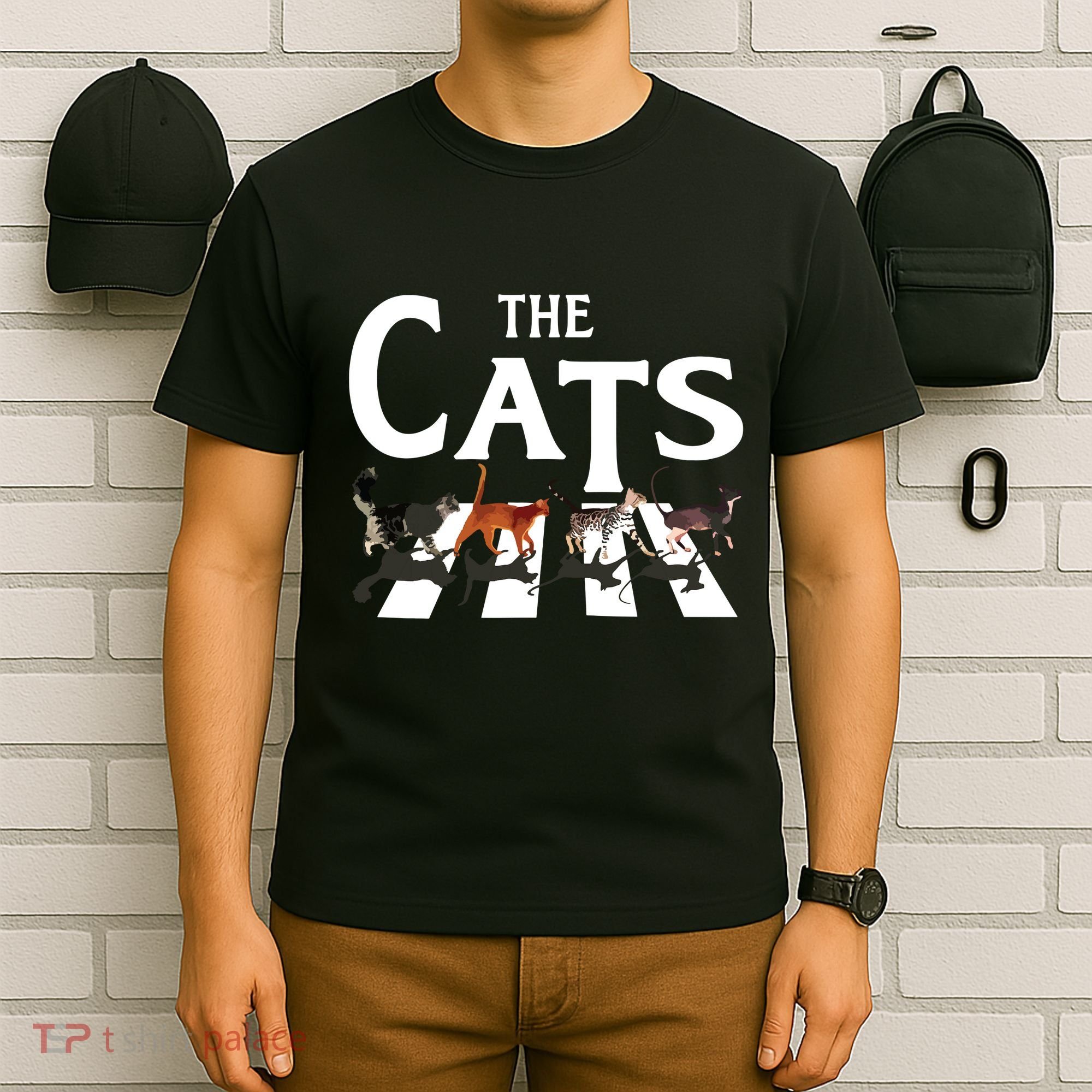 Cat Rock Music Funny Cat Lover Gifts T-Shirt