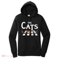 Cat Rock Music Funny Cat Lover Gifts Women's Hoodie thumb 0