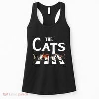 Cat Rock Music Funny Cat Lover Gifts Women's Tank Top thumb 0