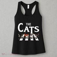 Cat Rock Music Funny Cat Lover Gifts Women's Tank Top thumb 3