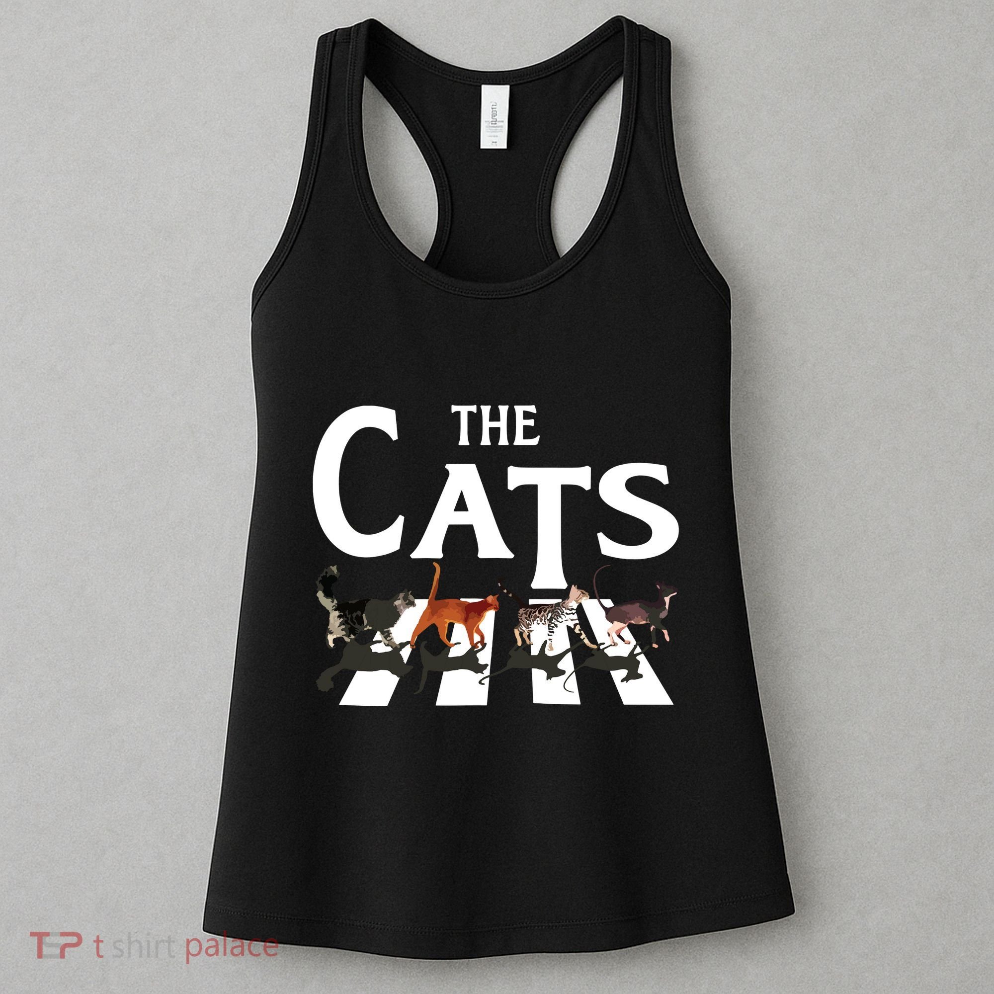 Cat Rock Music Funny Cat Lover Gifts Women's Tank Top