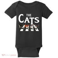 Cat Rock Music Funny Cat Lover Gifts Baby Bodysuit thumb 0