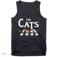 Cat Rock Music Funny Cat Lover Gifts Tank Top thumb 0