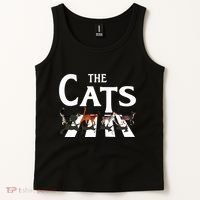 Cat Rock Music Funny Cat Lover Gifts Tank Top thumb 2