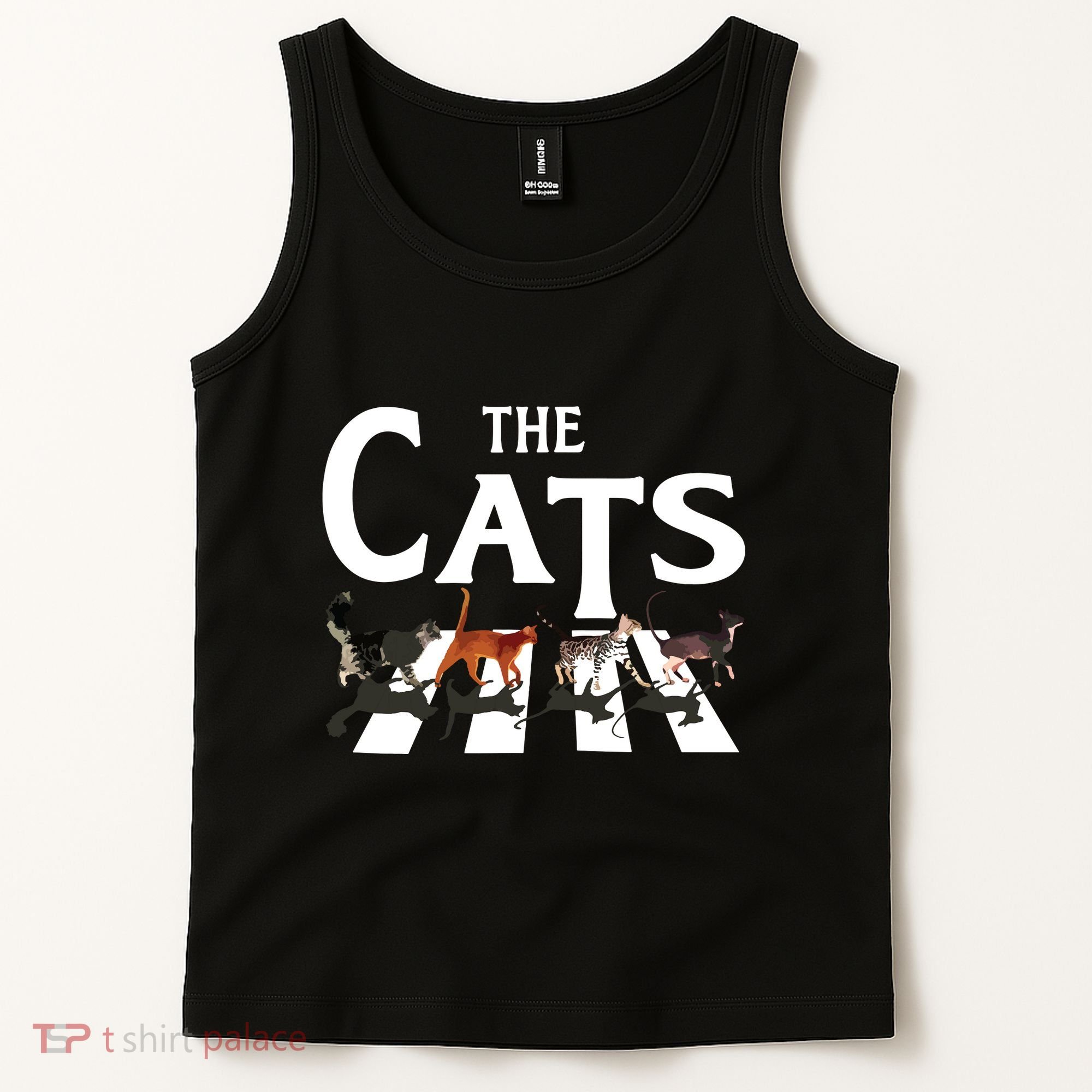 Cat Rock Music Funny Cat Lover Gifts Tank Top