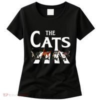 Cat Rock Music Funny Cat Lover Gifts Women's T-Shirt thumb 0