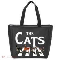 Cat Rock Music Funny Cat Lover Gifts Tote Bag thumb 0