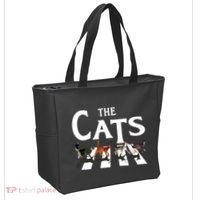 Cat Rock Music Funny Cat Lover Gifts Tote Bag thumb 2
