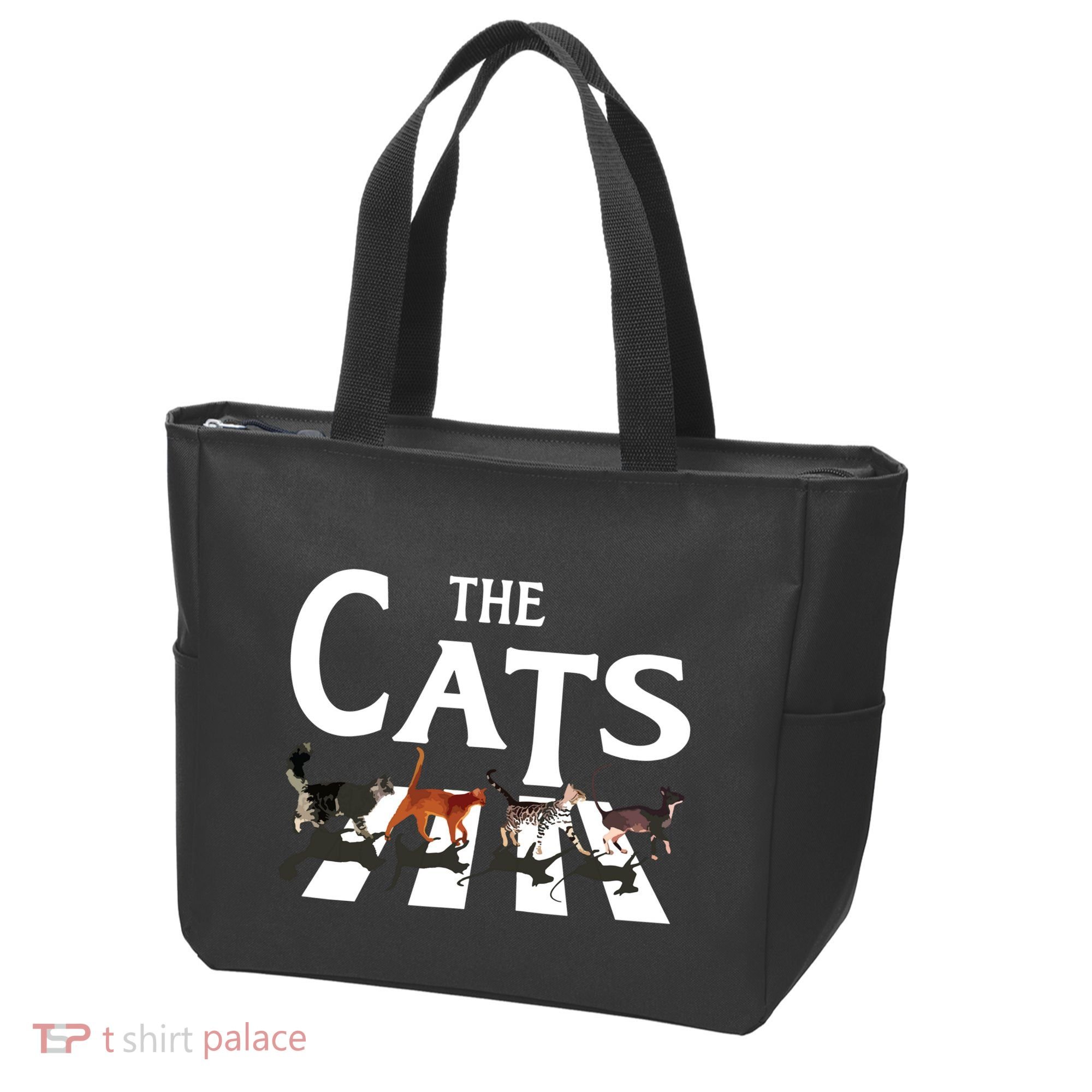 Cat Rock Music Funny Cat Lover Gifts Tote Bag