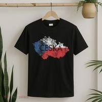 Czech Republic Map And Flag Souvenir Distressed Ceska T-Shirt thumb 2