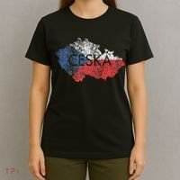Czech Republic Map And Flag Souvenir Distressed Ceska T-Shirt thumb 4