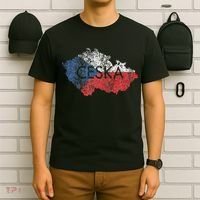 Czech Republic Map And Flag Souvenir Distressed Ceska T-Shirt thumb 6