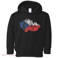 Czech Republic Map And Flag Souvenir Distressed Ceska Toddler Hoodie thumb 0