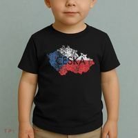 Czech Republic Map And Flag Souvenir Distressed Ceska Toddler T-Shirt thumb 2