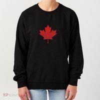 Canadian Red Maple Leaf Symbol Women's Sweatshirt thumb 0