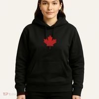 Canadian Red Maple Leaf Symbol Hoodie thumb 5