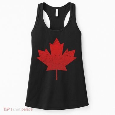Canadian Red Maple Leaf Symbol Women's Tank Top