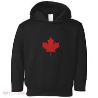 Canadian Red Maple Leaf Symbol Toddler Hoodie thumb 0