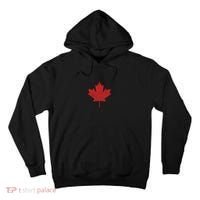 Canadian Red Maple Leaf Symbol Tall Hoodie thumb 0