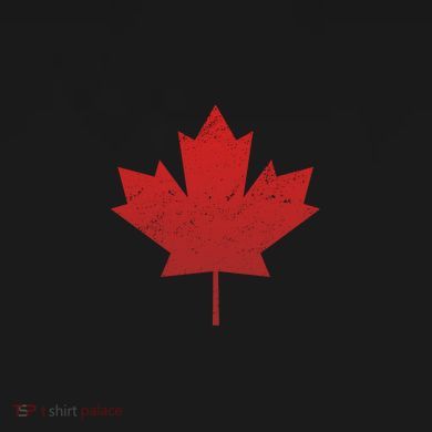 Canadian Red Maple Leaf Symbol Tall Hoodie