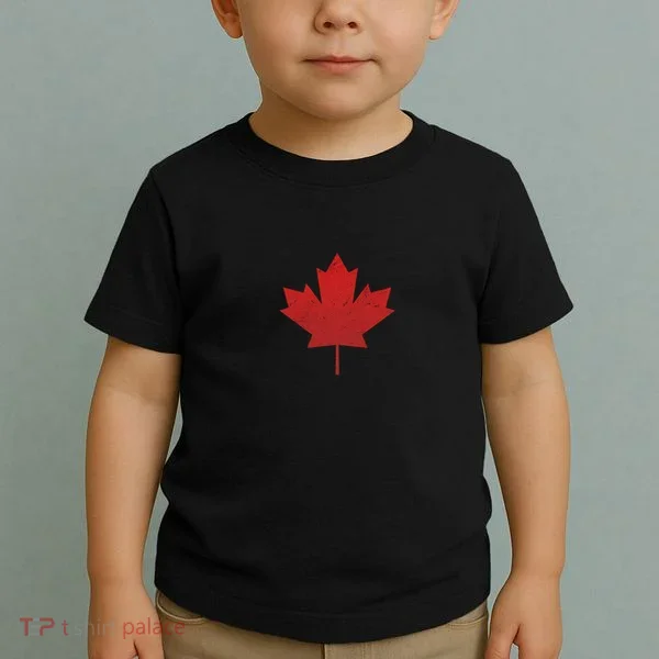 Canadian Red Maple Leaf Symbol Toddler T-Shirt