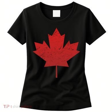 Canadian Red Maple Leaf Symbol Women's T-Shirt