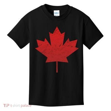 Canadian Red Maple Leaf Symbol Kids T-Shirt
