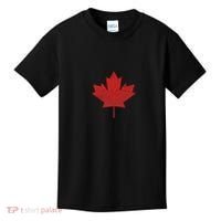 Canadian Red Maple Leaf Symbol Kids T-Shirt thumb 0
