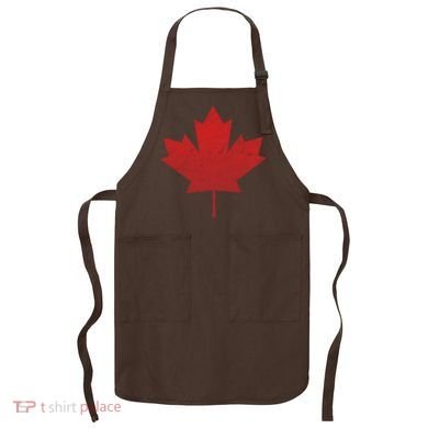 Canadian Red Maple Leaf Symbol Apron