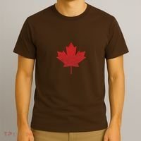 Canadian Red Maple Leaf Symbol T-Shirt thumb 3