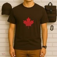 Canadian Red Maple Leaf Symbol T-Shirt thumb 6