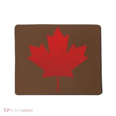 Canadian Red Maple Leaf Symbol Mousepad