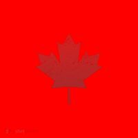 Canadian Red Maple Leaf Symbol Santa Hat thumb 1