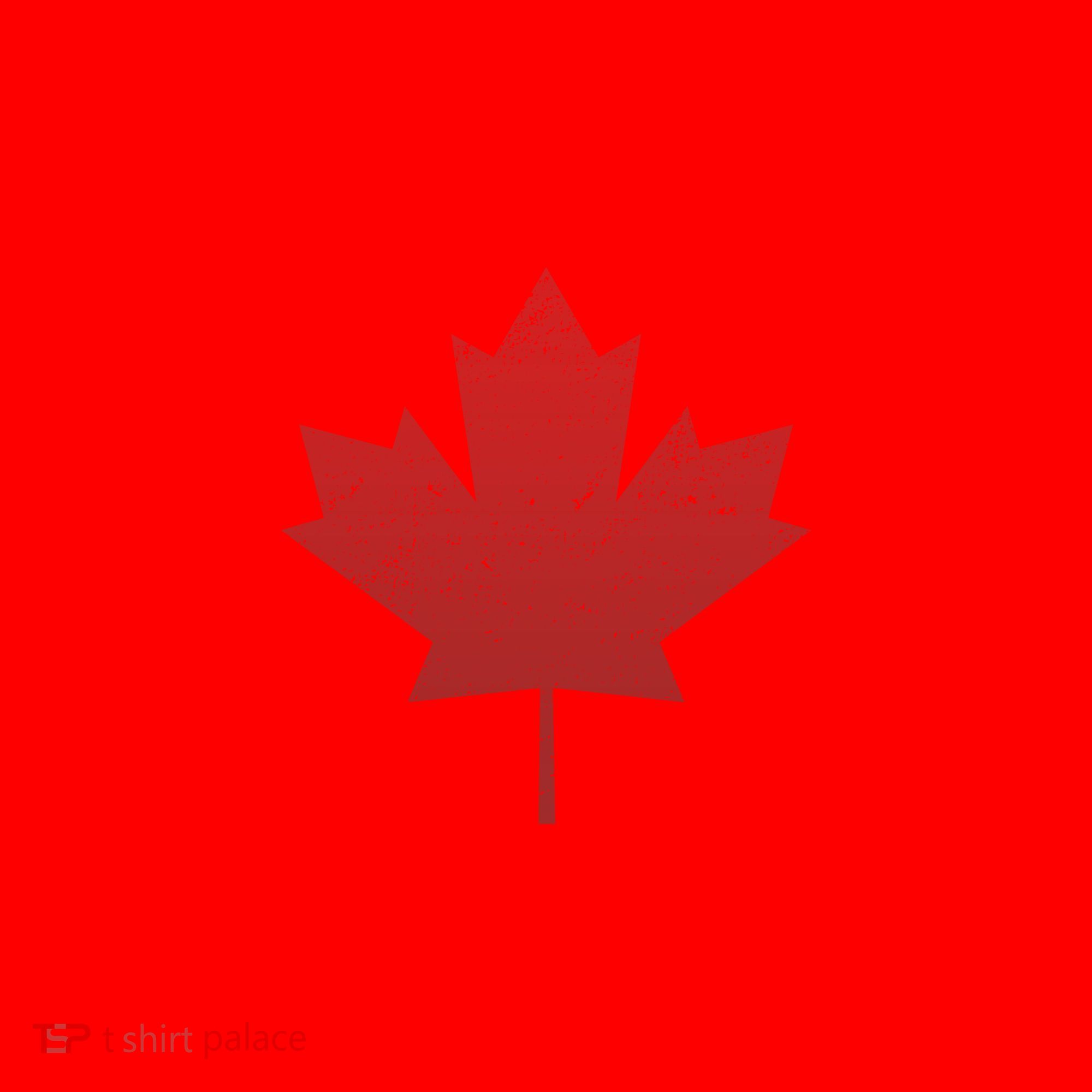 Canadian Red Maple Leaf Symbol Santa Hat